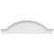 Ekena Millwork Segment Arch W/ Flankers Smooth Architectural Grade PVC Pediment, 58"W x 15-1/2"H x 2-1/2"P PEDPS058X155SGF00 - alternate 4